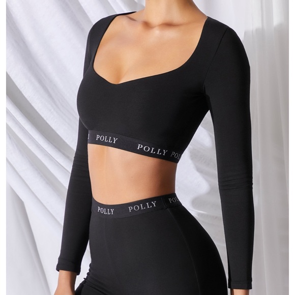 Oh Polly Long Story Short Long Sleeve Crop Top - Picture 3 of 11